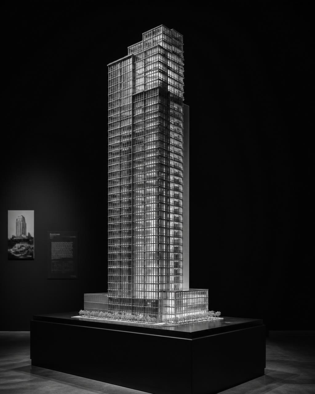 Meridian Tower architectural scale model
